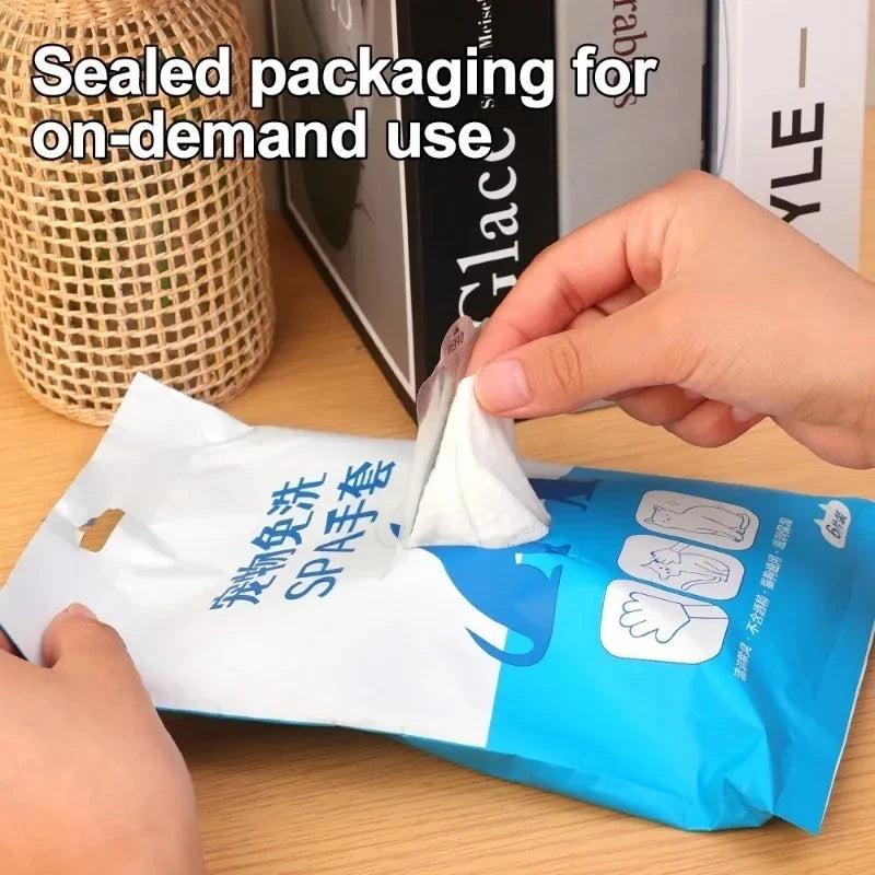 Disposable Pet Cleaning Gloves