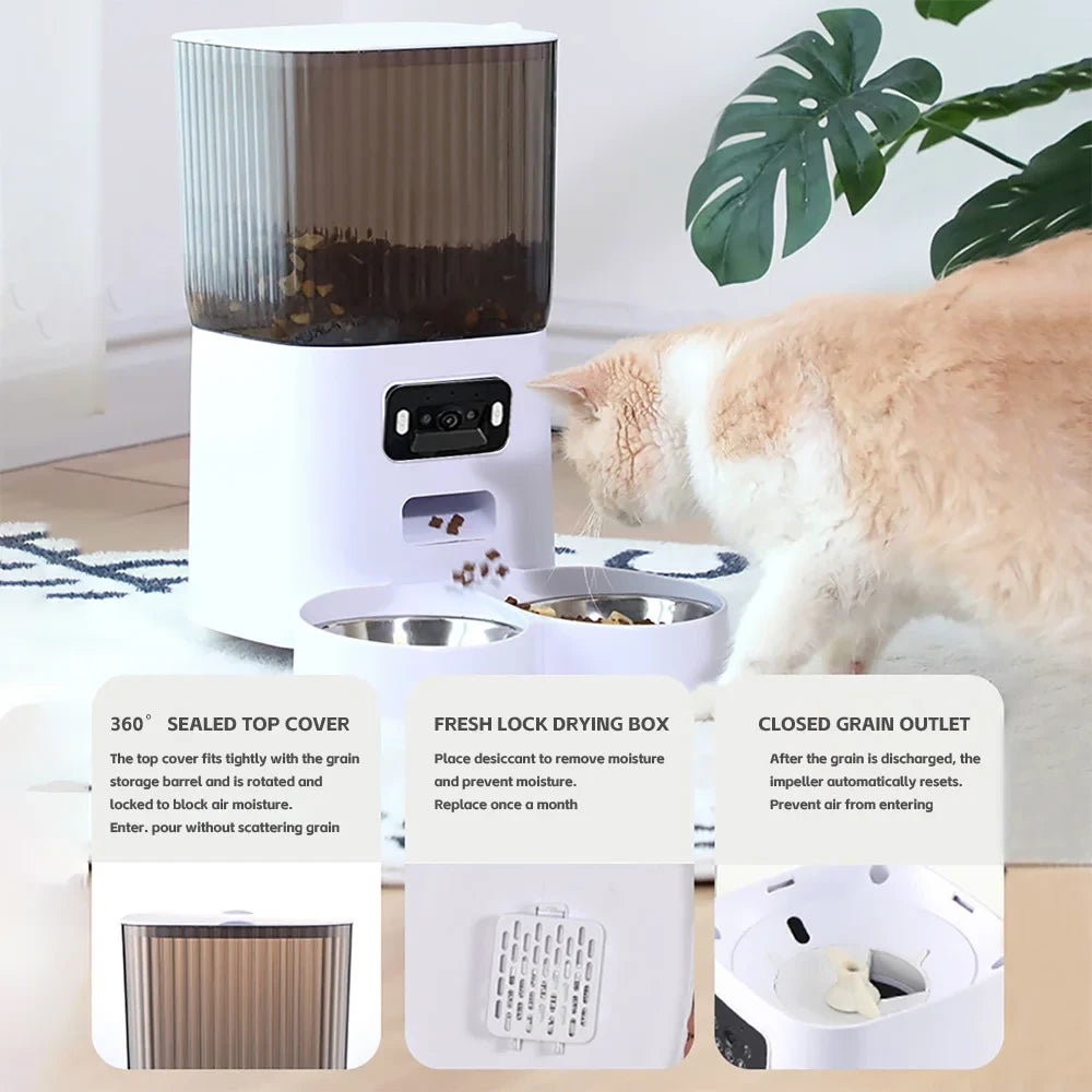 Double Bowl Smart Feeder