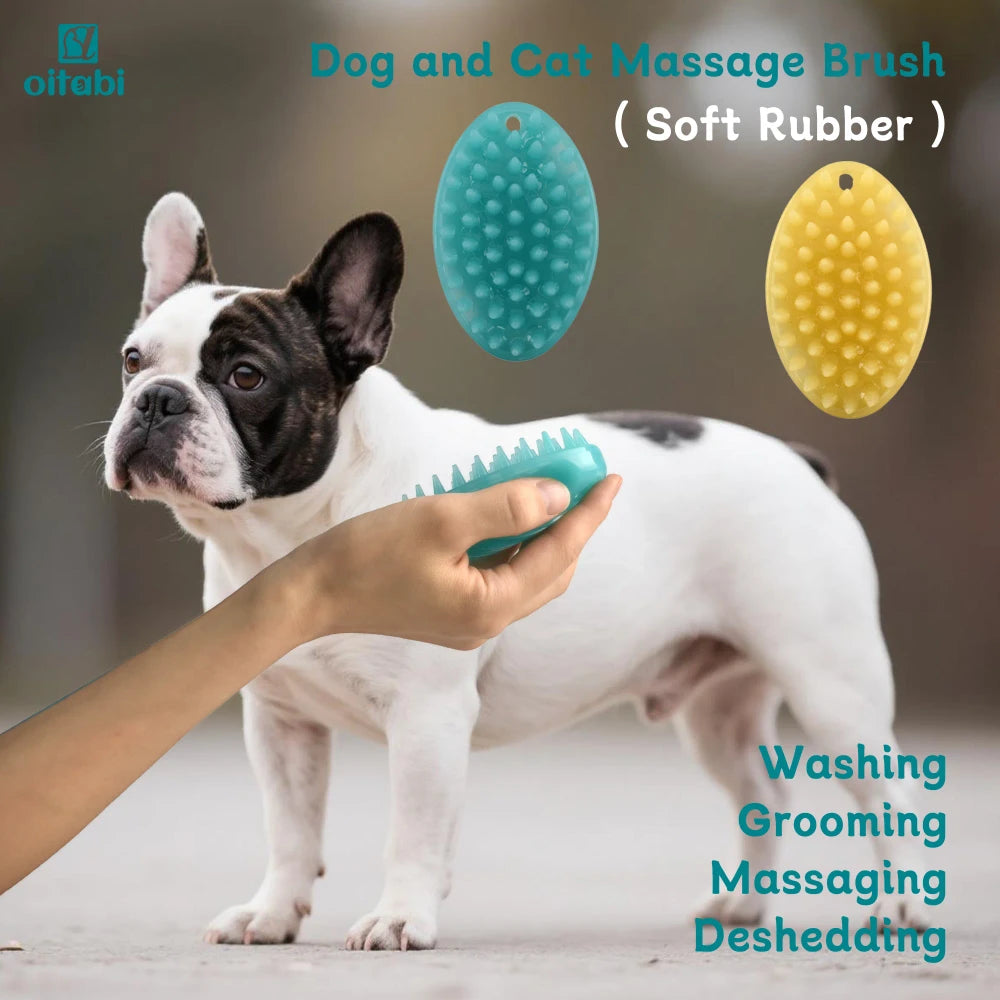 Soft Rubber Pet Brush