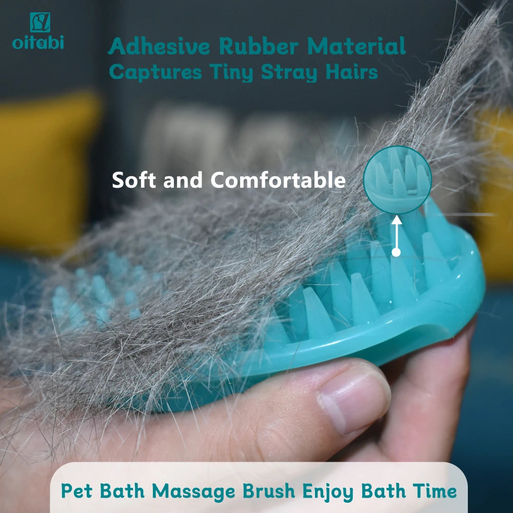 Soft Rubber Pet Brush
