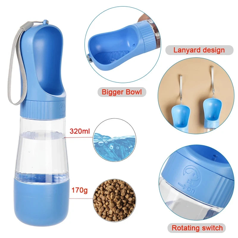 2-in-1 Dog Water Bottle
