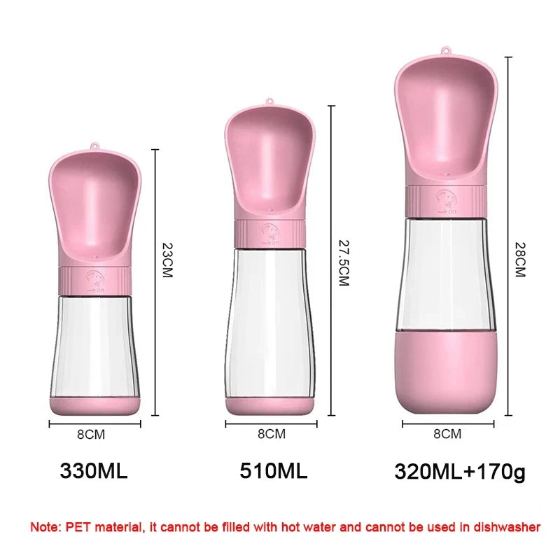 2-in-1 Dog Water Bottle