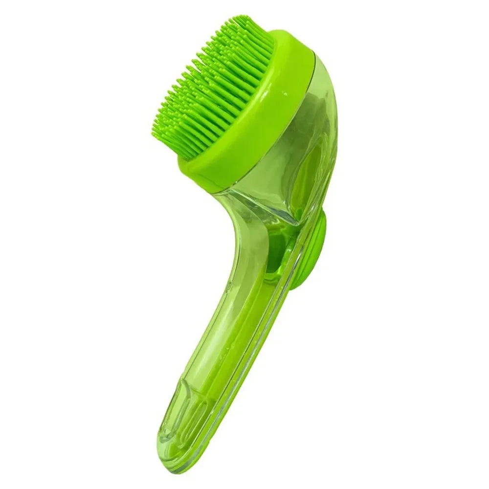 Pet Bath Brush Green