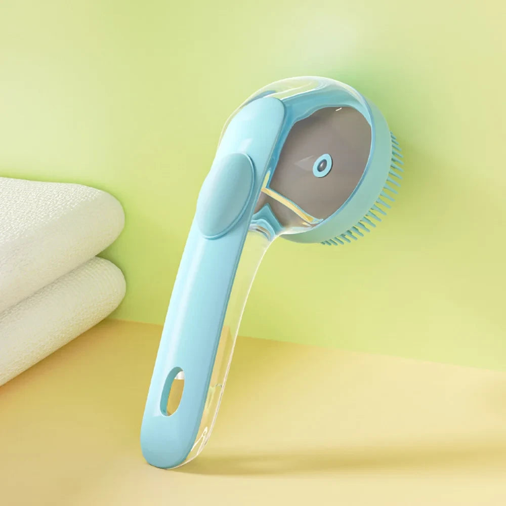 Pet Bath Brush Green