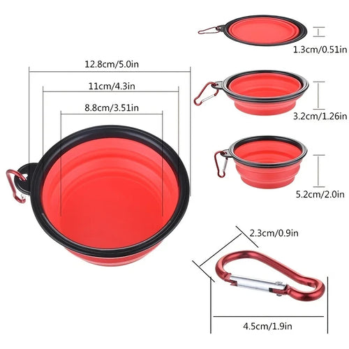Collapsible Pet Food Bowl