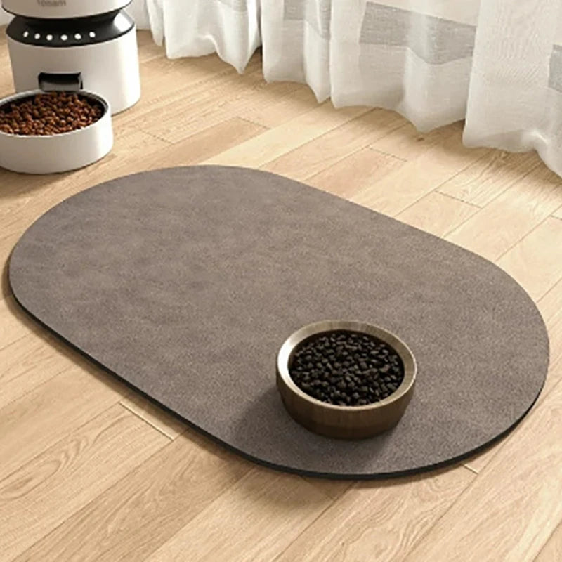 Oval Pet Feeding Mat