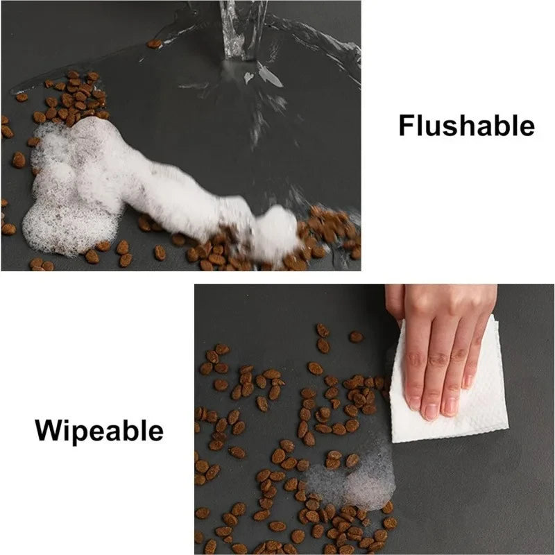 Oval Pet Feeding Mat