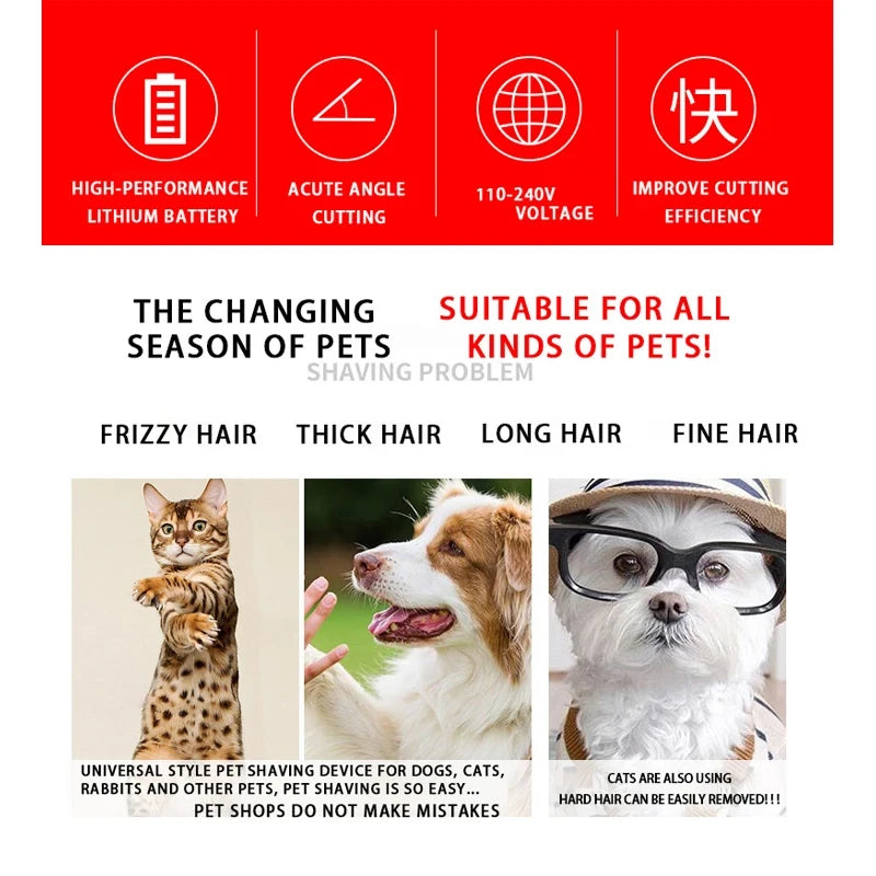 Electric Pet Grooming Kit