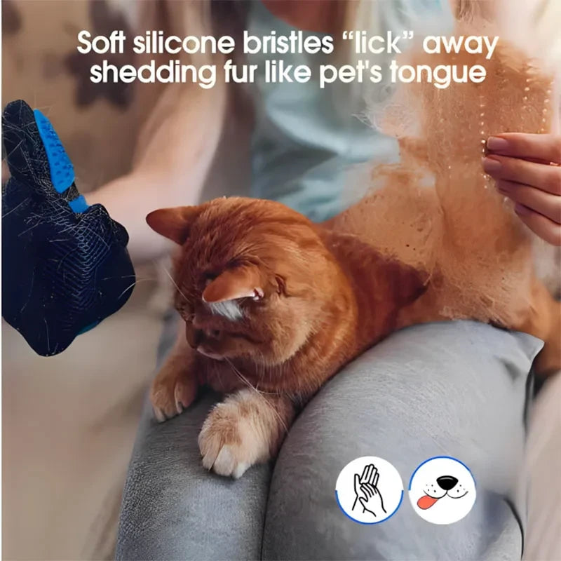 Pet Grooming Deshedding Glove