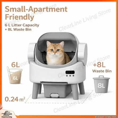 Automatic Self-Cleaning Cat Litter Box