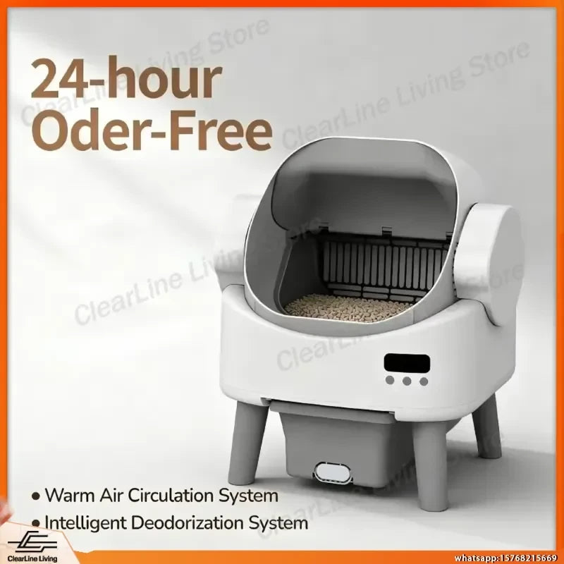 Automatic Self-Cleaning Cat Litter Box