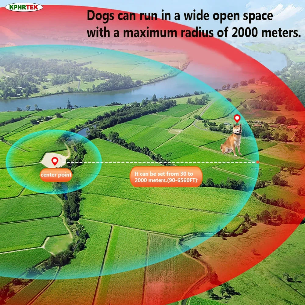 GPS Wireless Dog Fence Collar