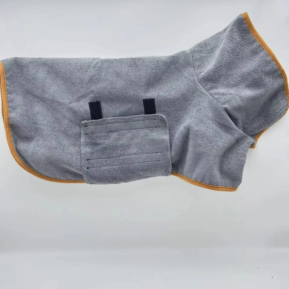 Absorbent Dog Bathrobe