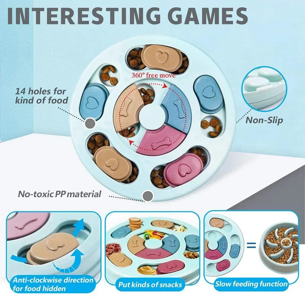 Interactive Dog Puzzle Slow Feeder