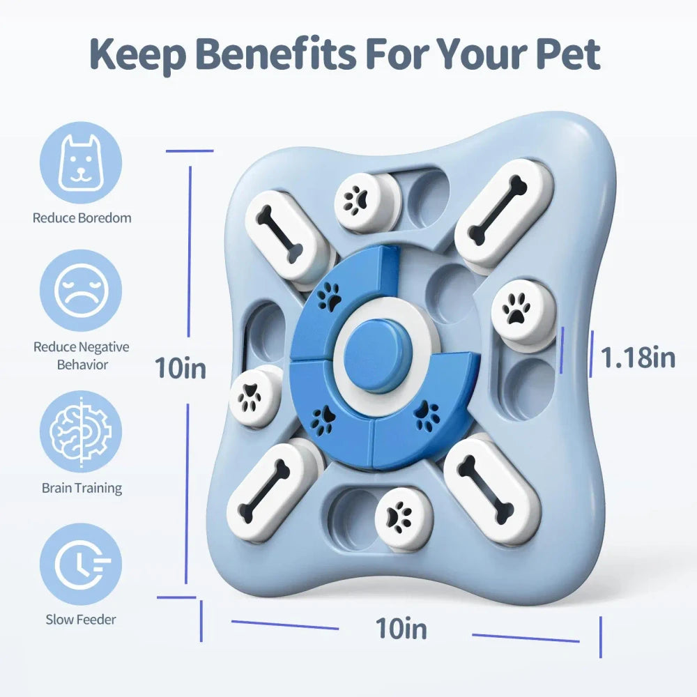Interactive Puppy Puzzle Feeder