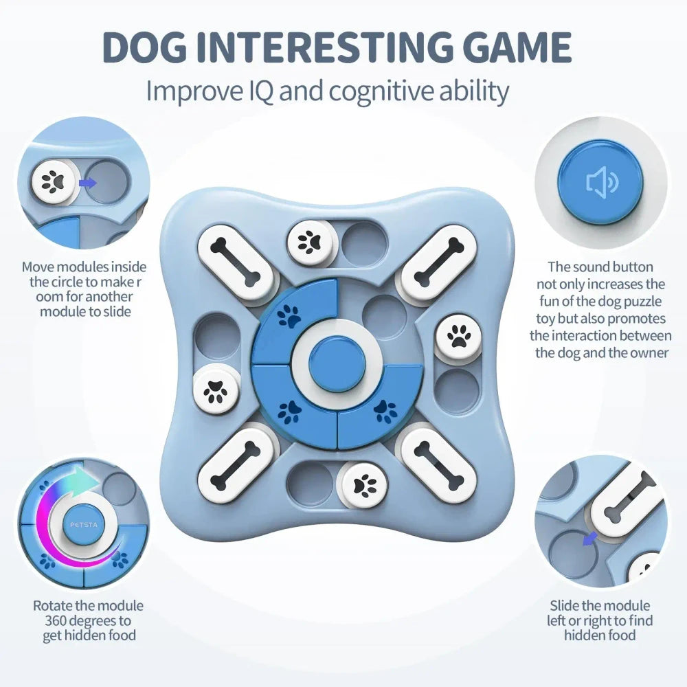 Interactive Puppy Puzzle Feeder