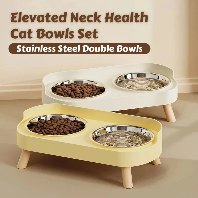 Colorful Elevated Pet Feeder