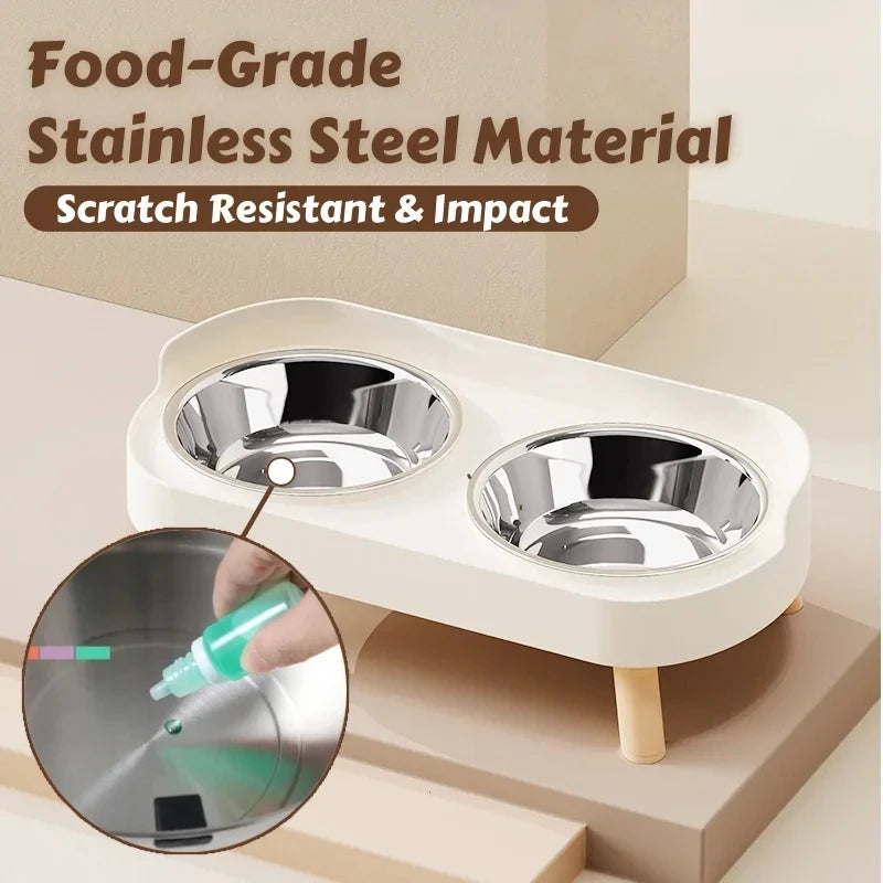 Colorful Elevated Pet Feeder