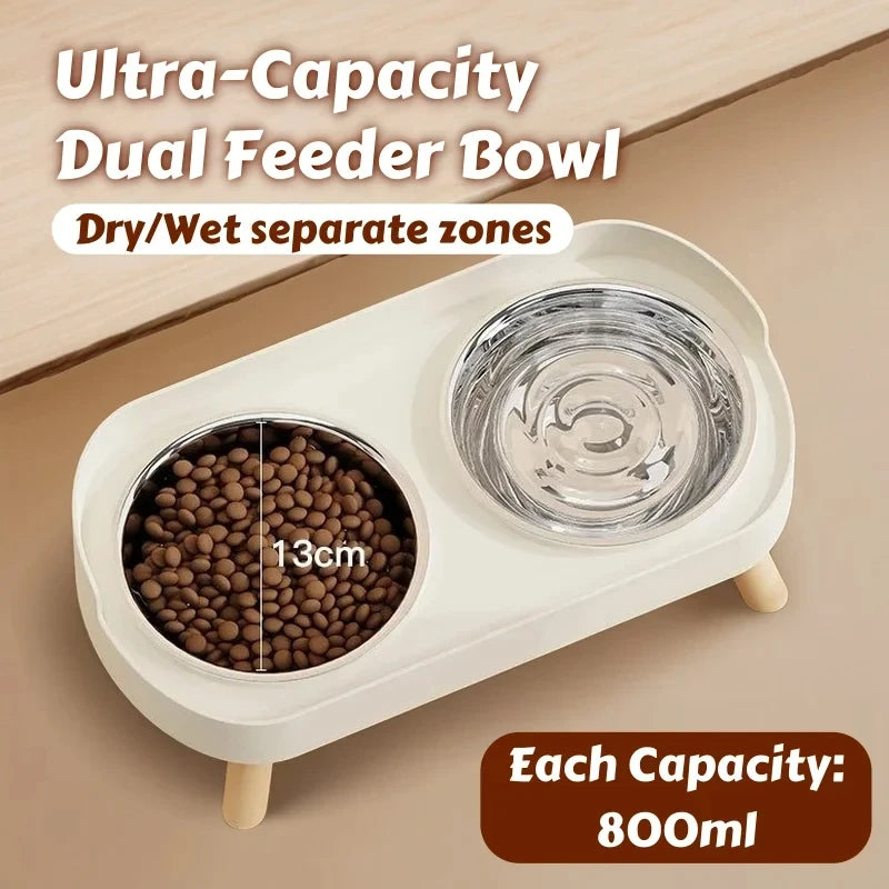 Colorful Elevated Pet Feeder