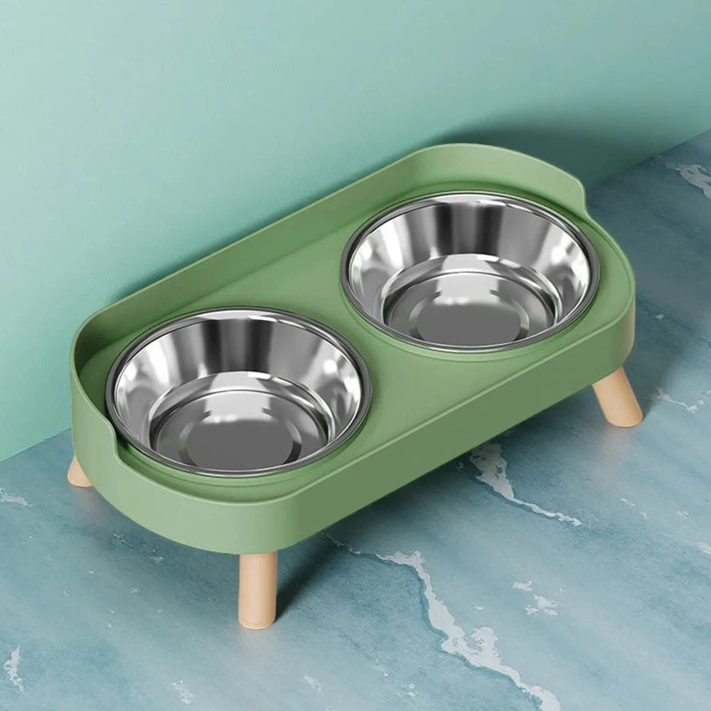 Colorful Elevated Pet Feeder