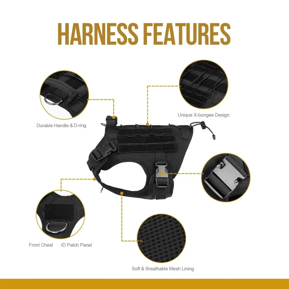 Tactical Dog Harness with Handle