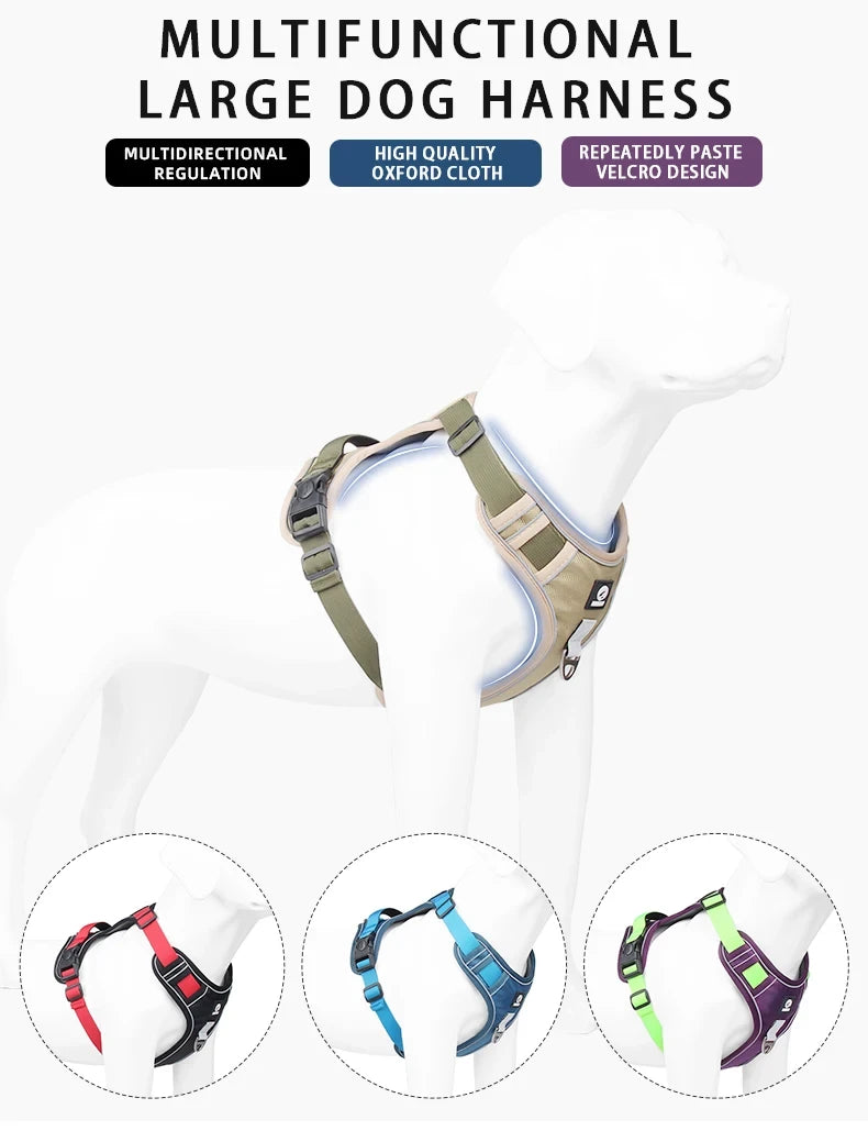 Reflective Adjustable Dog Vest Harness