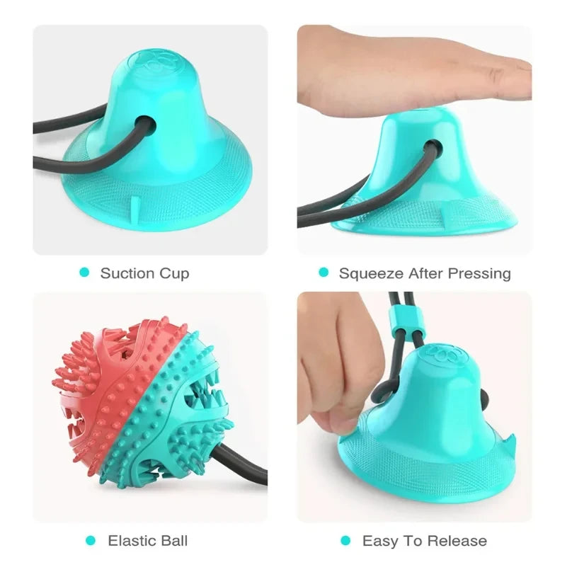 Interactive Dog Suction Cup Chew Toy