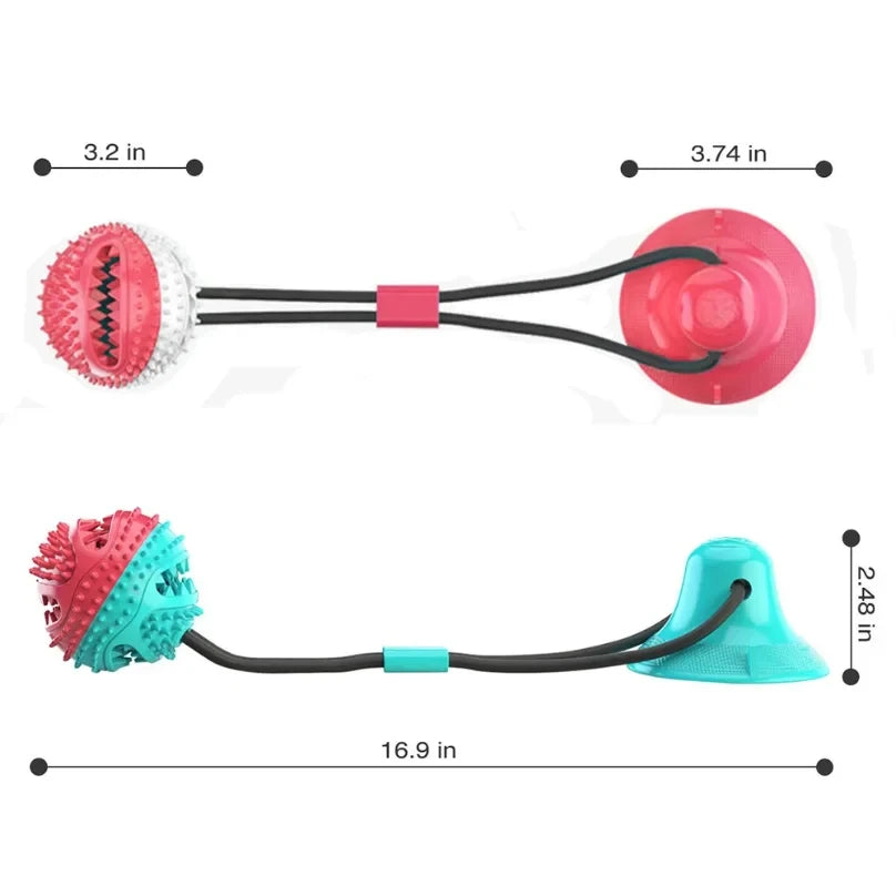 Interactive Dog Suction Cup Chew Toy